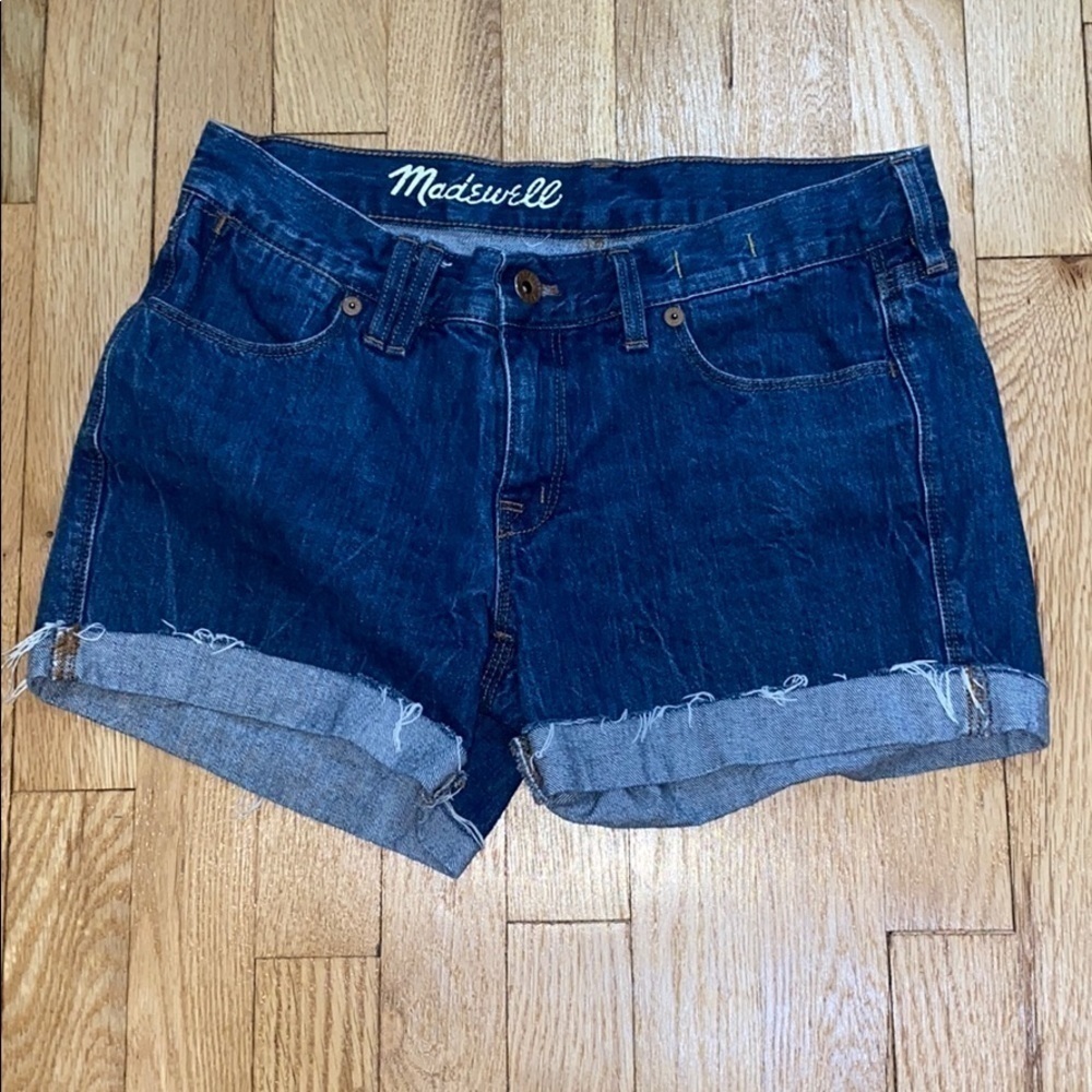Madewell Cuffed Glenoaks Jean Shorts 26